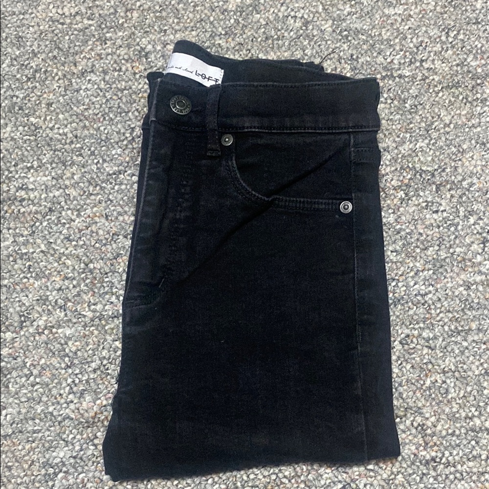 LOFT Black Skinny Jeans